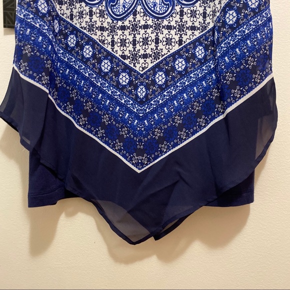 IZ Byer Sleeveless Handkerchief Top - Picture 5 of 8